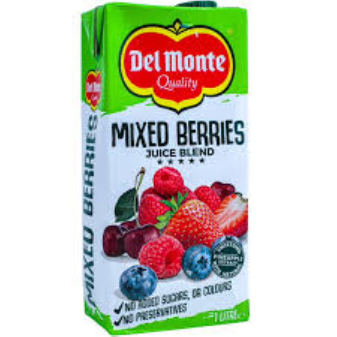 DELMONTE MIXED BERRY JUICE 1LTR